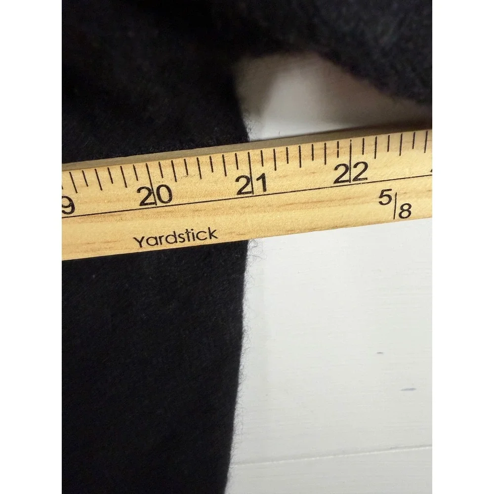 Daniel Bishop Sweater Black 100% Pure Cashmere V-Neck‎ Men M Classic Luxury EUC